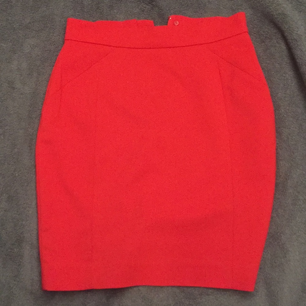 Red skirt
